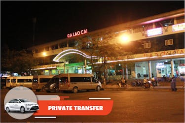 Private transfer between Lao Cai’s train station and Sapa